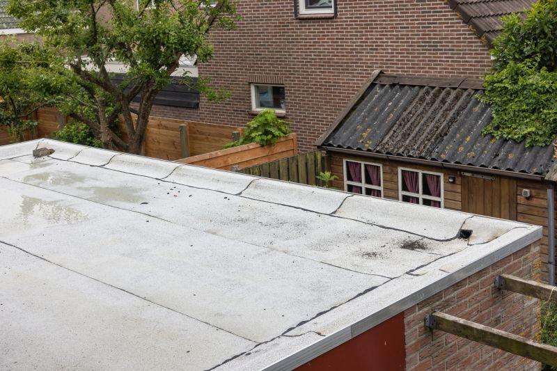 Flat Roof Repair After Storm Or Wind Damage